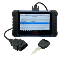 Mobile Texas Instruments DST+ programming for a 2020 Toyota Tacoma at a home in Solana Beach, California. The DST+ variant needs a different programming path than older DST keys, so we verify the exact TI sub-type before the job.