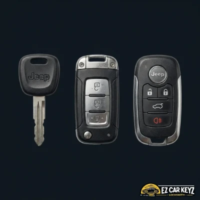 Jeep key replacement overview in San Diego County