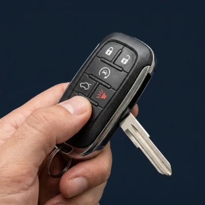 Jeep fob backup step 1