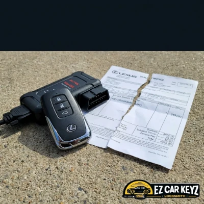 Lexus dealer vs EZ Car Keyz pricing comparison