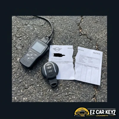 Mini dealer vs EZ Car Keyz pricing comparison