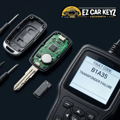Mitsubishi Outlander Chip Dislodged Inside the Key Body