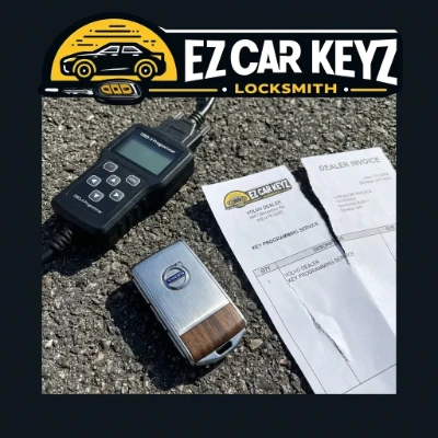 Volvo dealer vs EZ Car Keyz pricing comparison