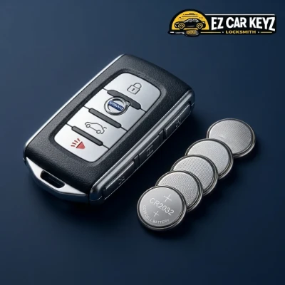 Volvo Dual-Frequency CR2032 Drain on 2008 to 2012 Smart Keys