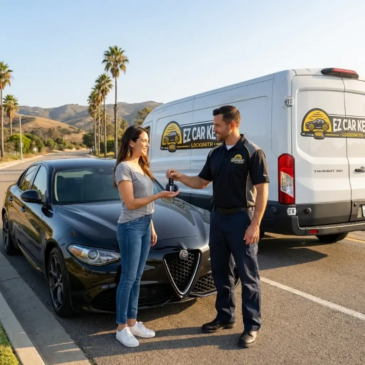 Alfa Romeo push to start key replacement in San Diego County