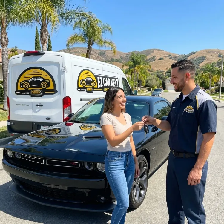 Dodge push to start key replacement in San Diego County