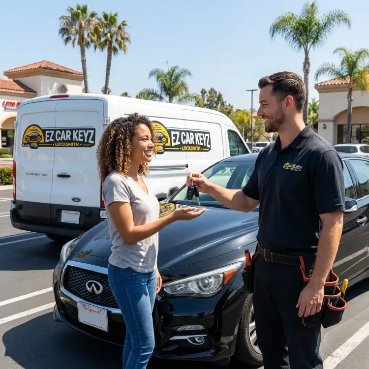 Infiniti push to start key replacement in San Diego County