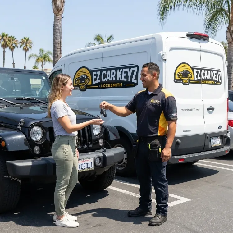 Jeep push to start key replacement in San Diego County