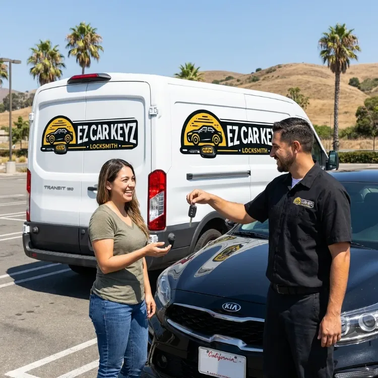 Kia push to start key replacement in San Diego County