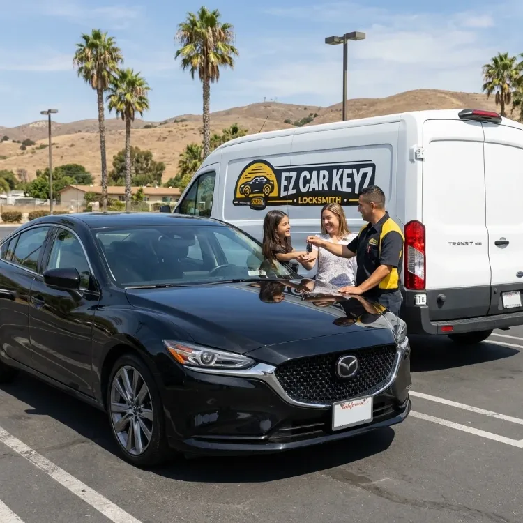 Mazda push to start key replacement in San Diego County