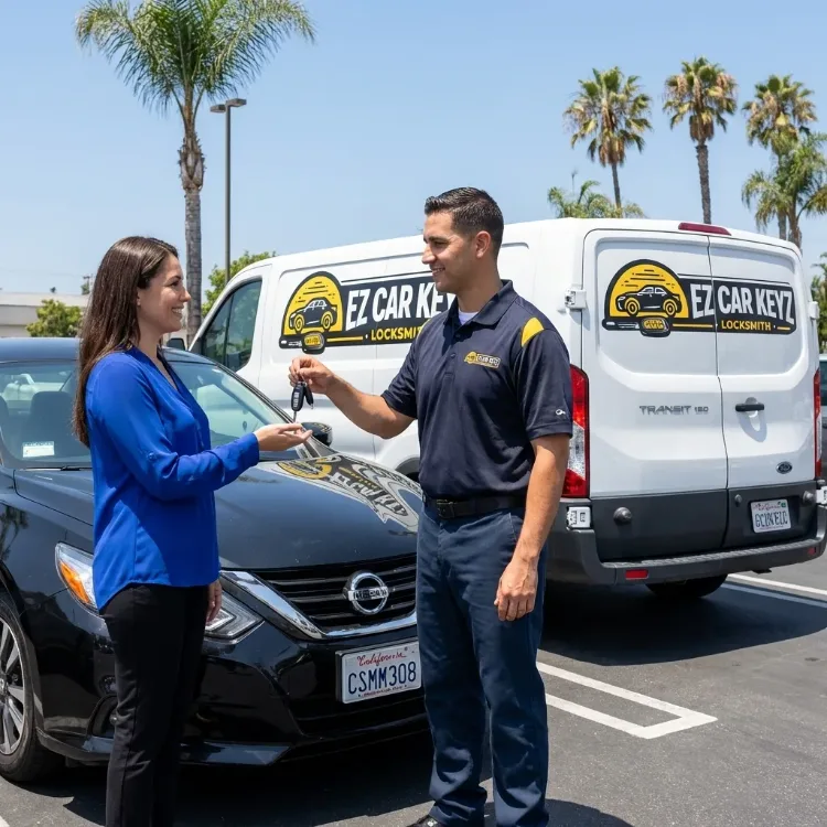 Nissan push to start key replacement in San Diego County