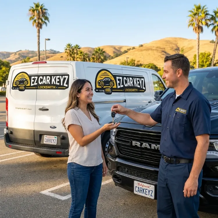 Ram push to start key replacement in San Diego County