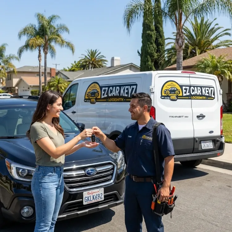 Subaru push to start key replacement in San Diego County