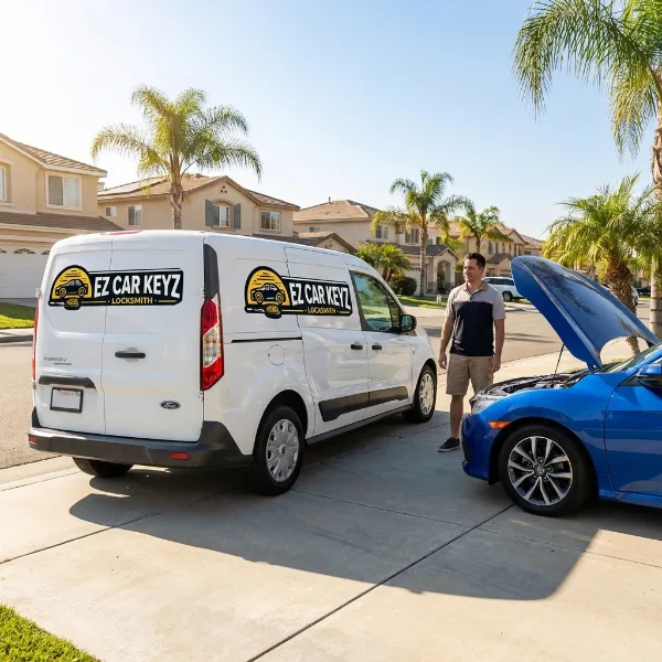 Genesis parked and ready in San Diego County