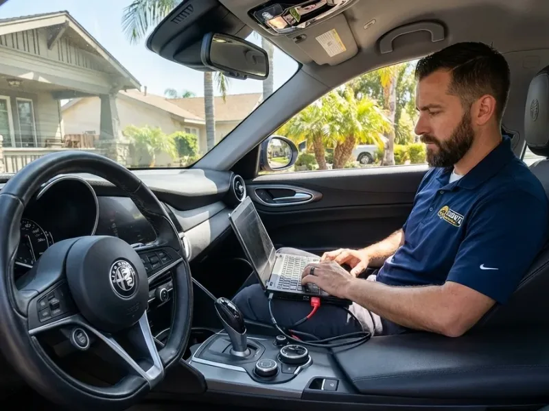 Alfa Romeo immobilizer key sync in San Diego County