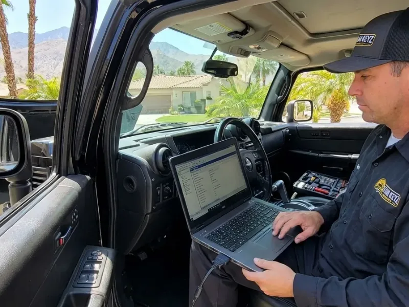 Hummer immobilizer key sync in San Diego County