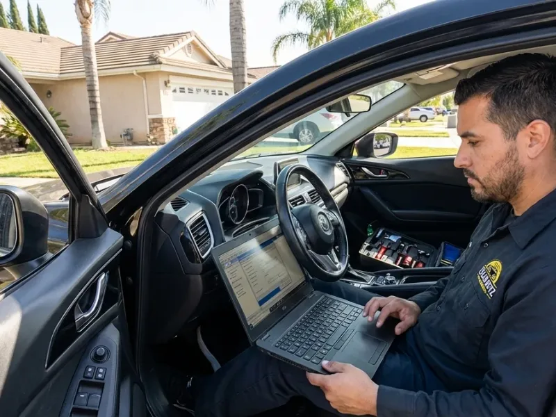 Mazda immobilizer key sync in San Diego County