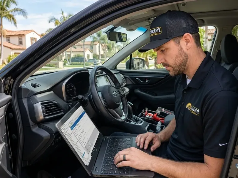 Subaru immobilizer key sync in San Diego County