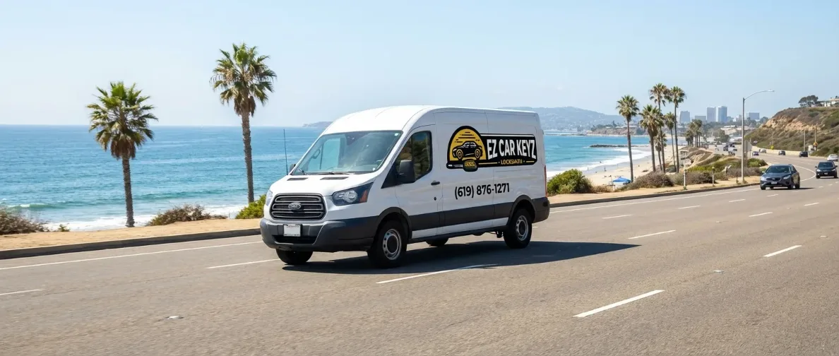 Avenger key replacement service area in San Diego County