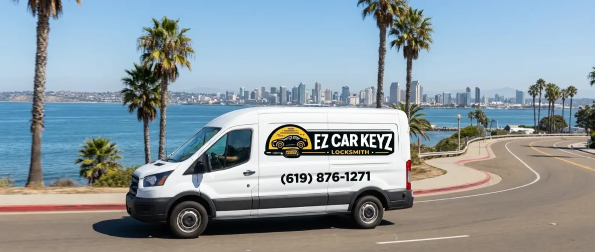 I-Pace key replacement service area in San Diego County