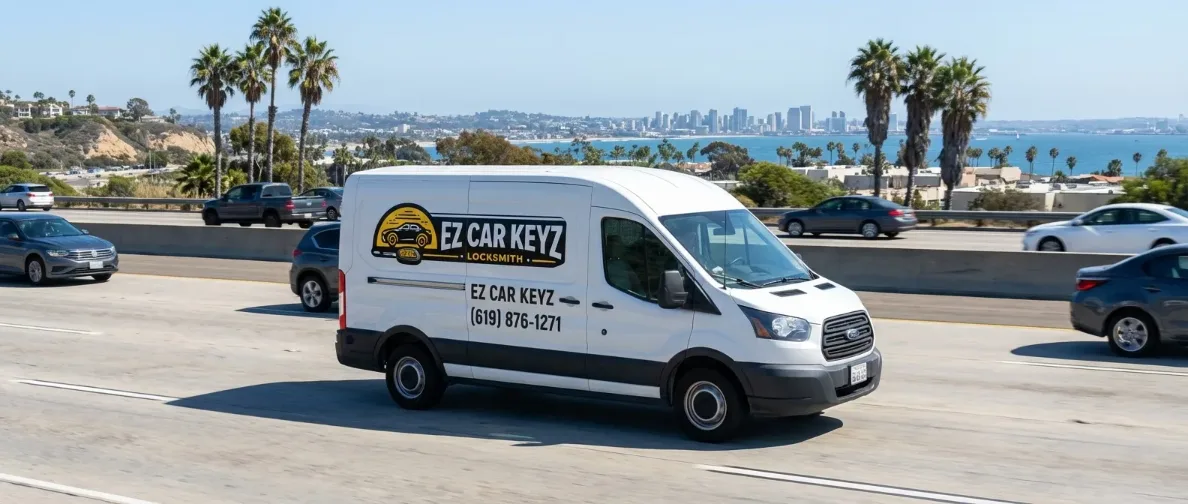 Gladiator key replacement service area in San Diego County