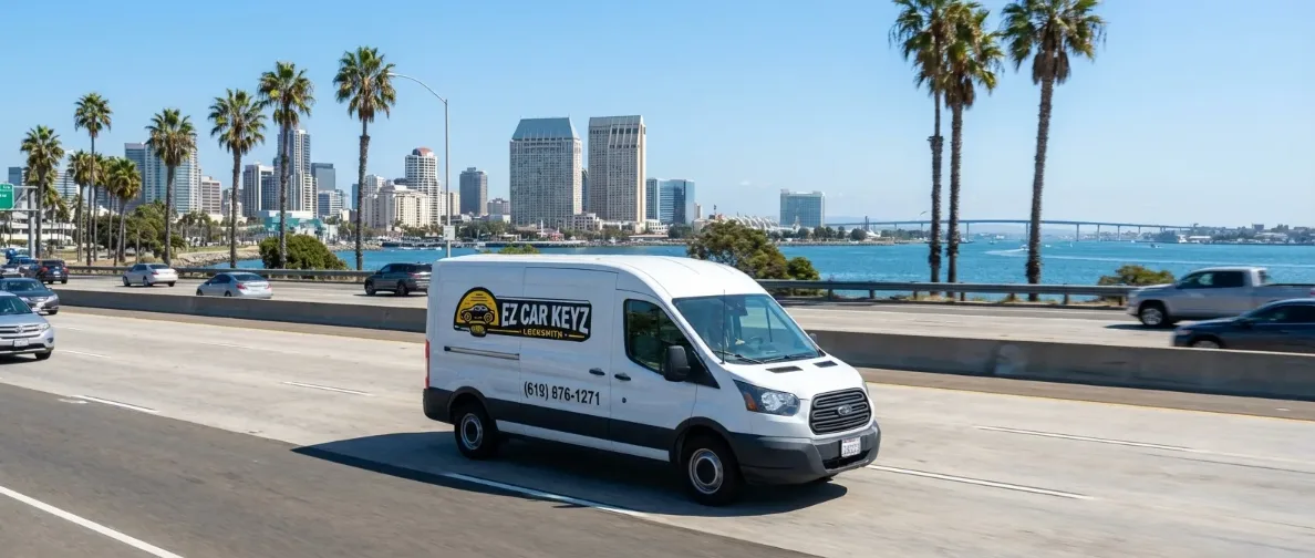 CLK key replacement service area in San Diego County