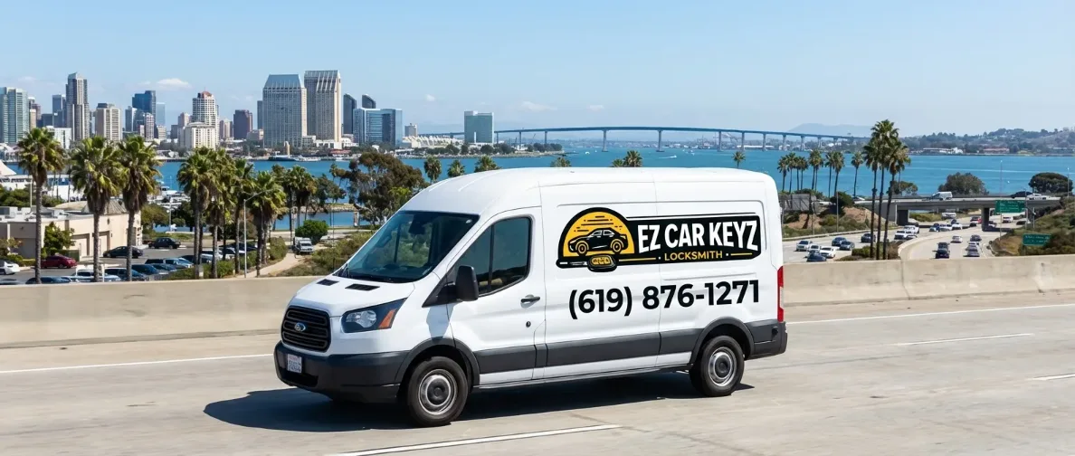 Cube key replacement service area in San Diego County