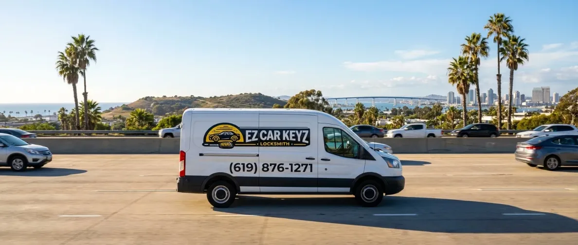 Macan key replacement service area in San Diego County