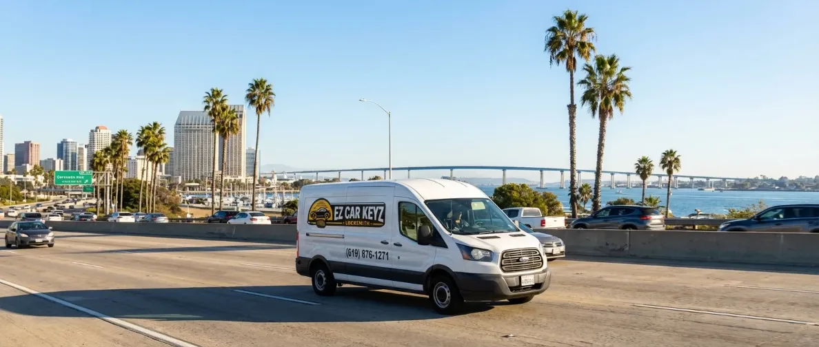 Outback key replacement service area in San Diego County