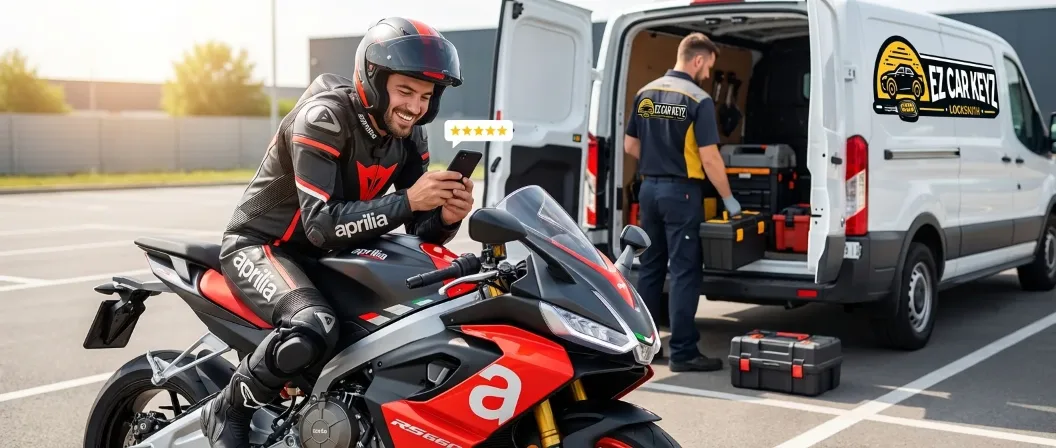 Aprilia RS660 rider 5-star review - EZ Car Keyz