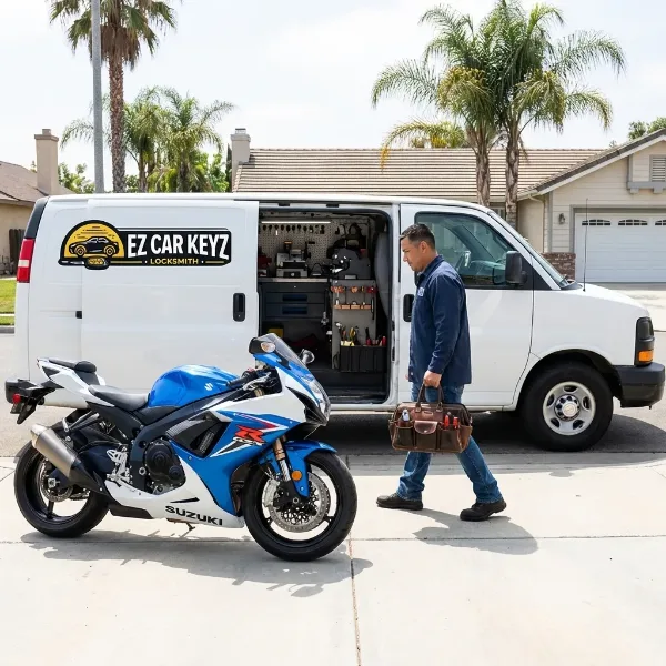 Motorcycle Key Replacement - Harley Ducati BMW Kawasaki Honda Yamaha - EZ Car Keyz San Diego