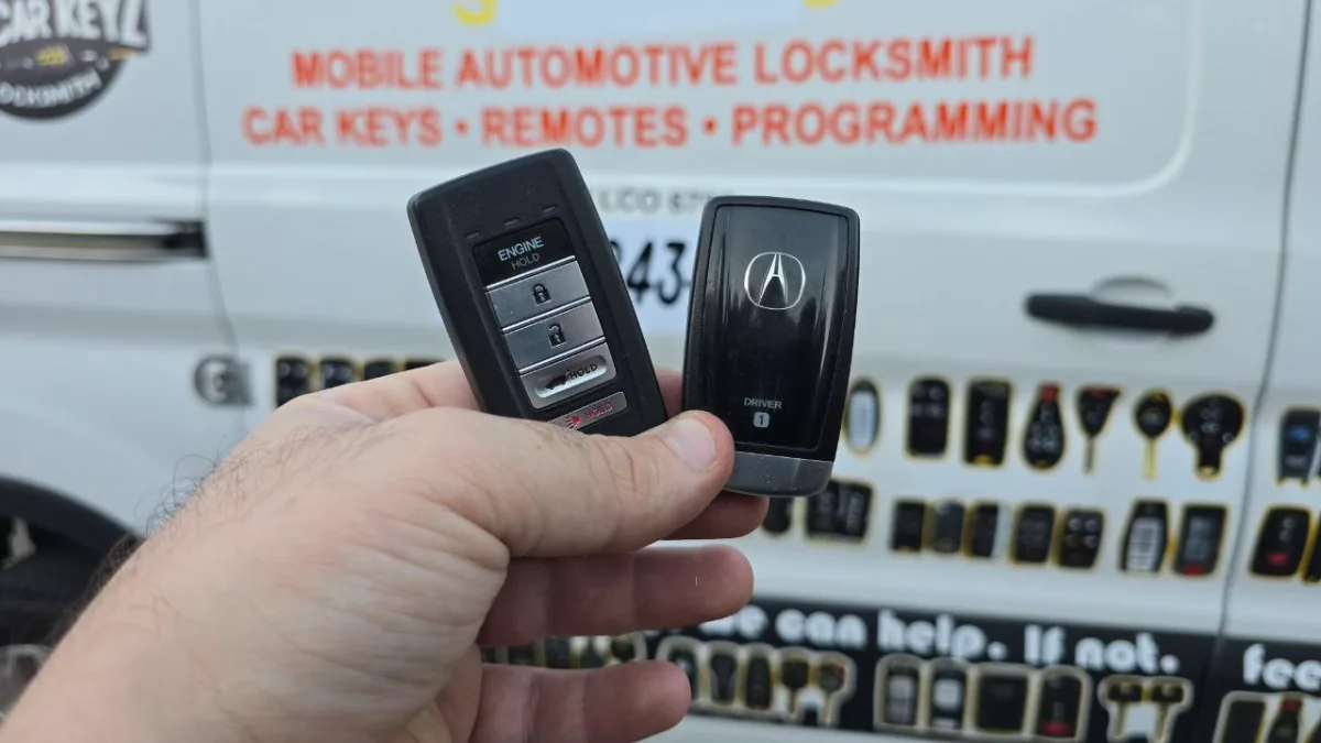 2001 Acura MDX key replacement at half the dealer price in Oxnard CA