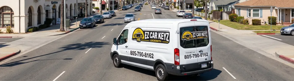 EZ Car Keyz mobile locksmith van