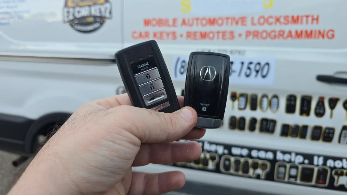 Same-day 2007 Acura MDX key replacement in Oxnard CA