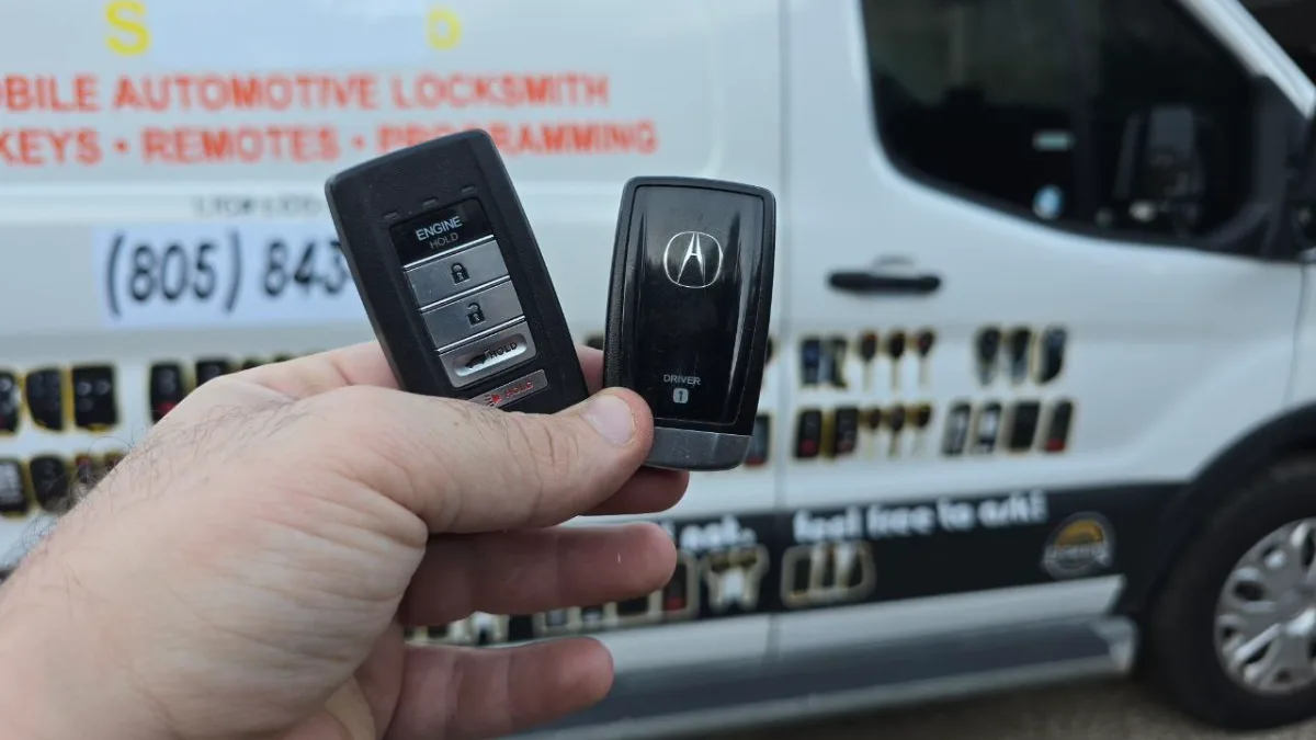 Emergency 2009 Acura MDX car key service in Oxnard CA