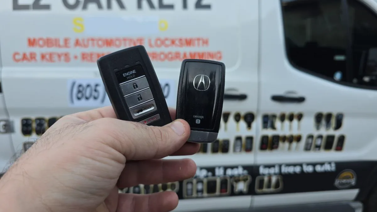 Same-day 2010 Acura MDX key replacement in Oxnard CA