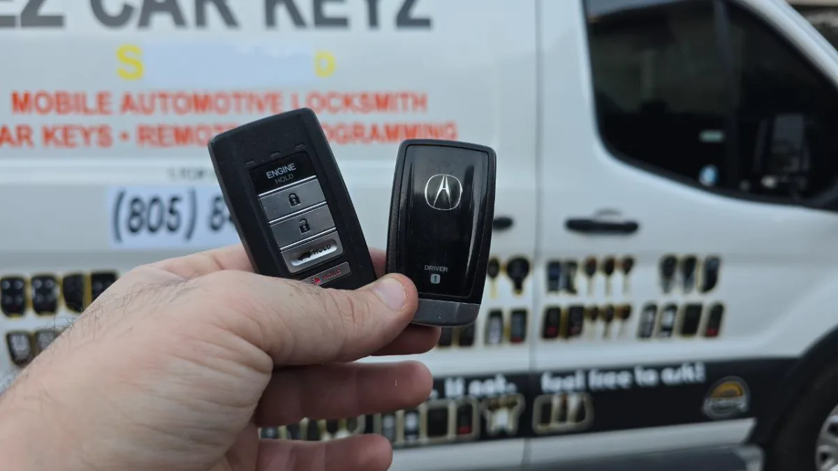 Quick turnaround 2011 Acura MDX car key by EZ Car Keyz in Moorpark CA