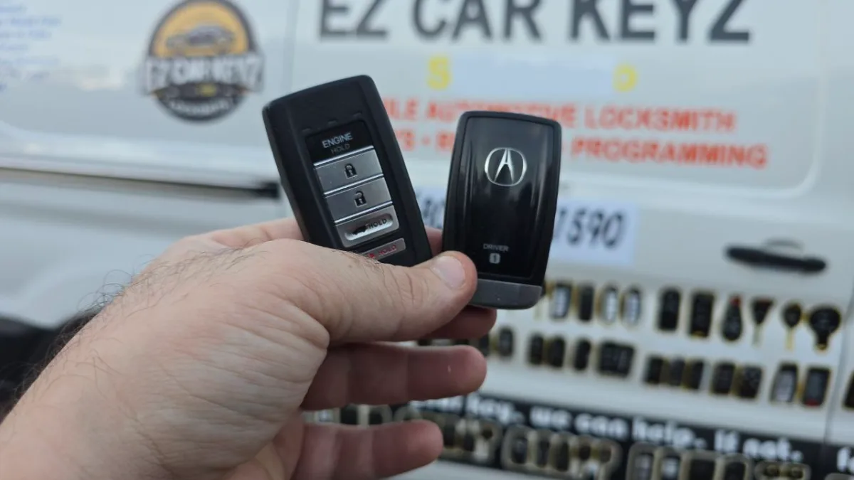 2014 Acura MDX key made with no spare by EZ Car Keyz Oxnard CA
