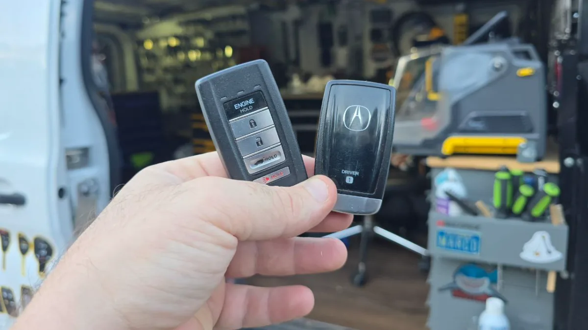 Lost 2015 Acura MDX key replacement by EZ Car Keyz in Oxnard CA