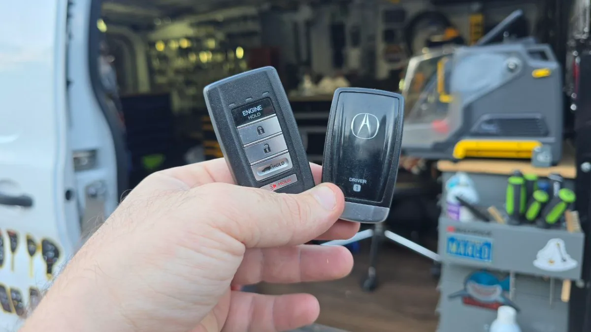 2020 Acura MDX key made with no spare by EZ Car Keyz Montecito CA