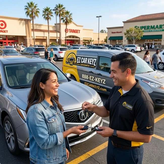Acura MDX key replacement in Ventura County