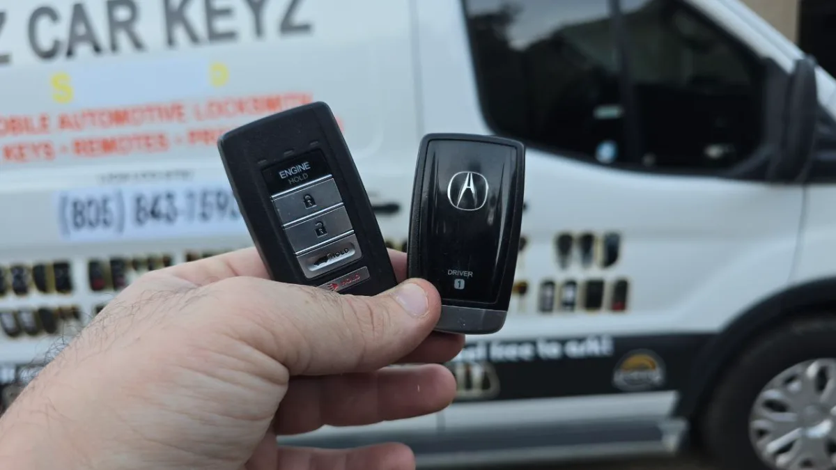 On-site 1998 Acura NSX car key programming in Goleta CA