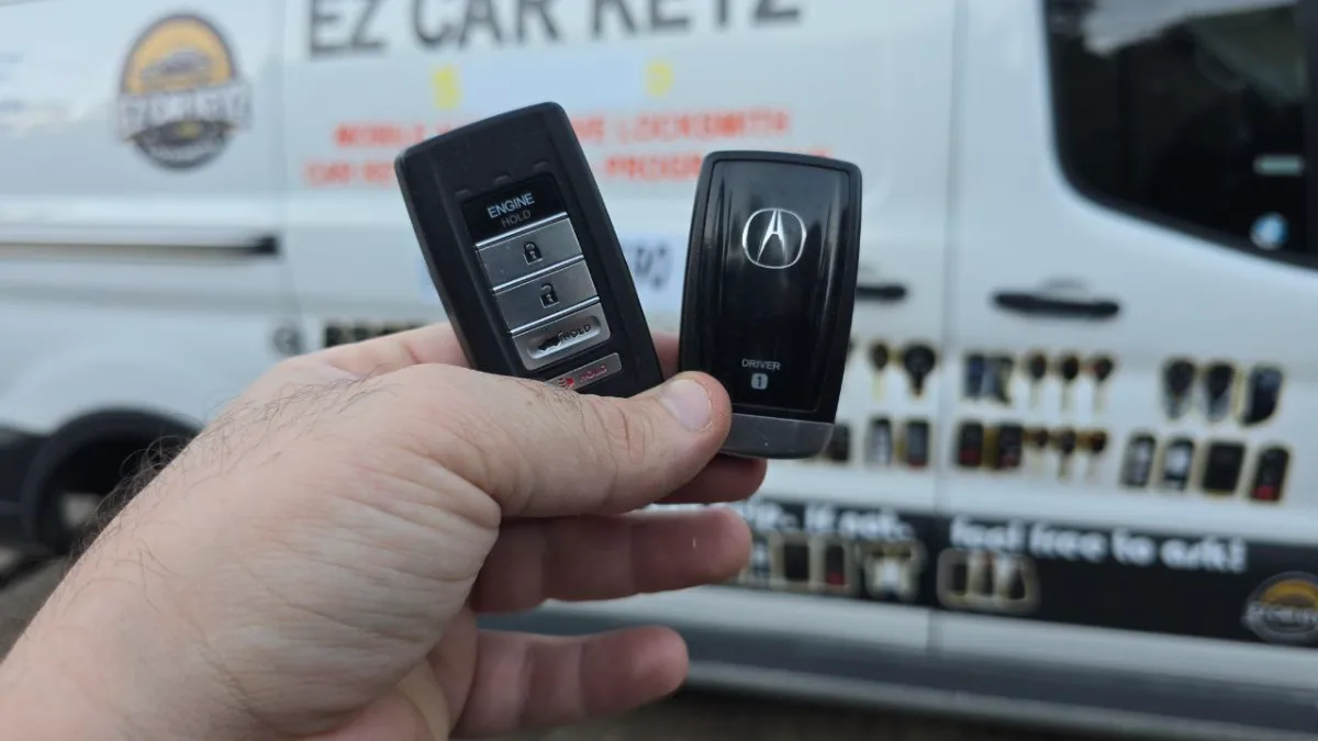 On-site 2001 Acura NSX car key programming in Ventura CA