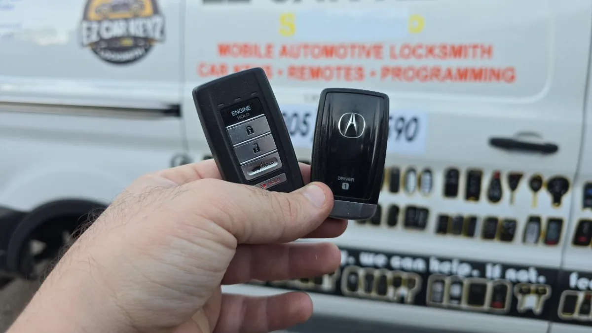 Mobile 2002 Acura NSX key replacement at your location in Ventura CA