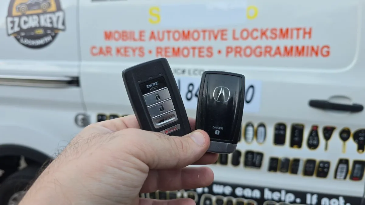 2003 Acura NSX key replaced in your driveway in Ventura CA