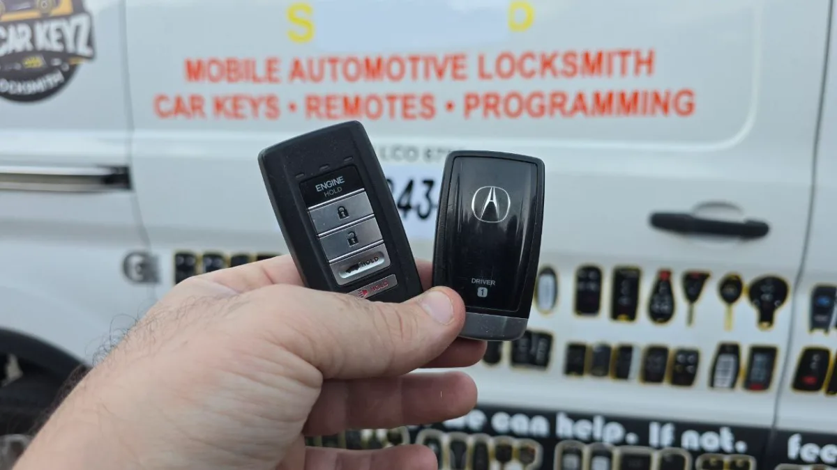 Mobile 2005 Acura NSX key replacement at your location in Ventura CA
