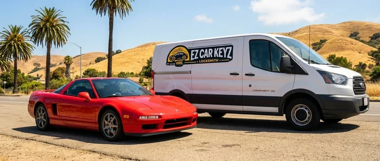 Acura NSX mobile car key service by EZ Car Keyz in Ventura County