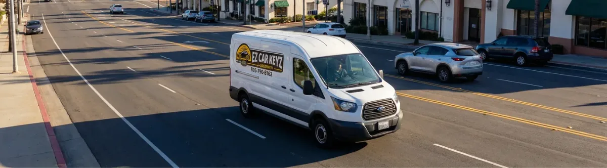 EZ Car Keyz mobile locksmith van