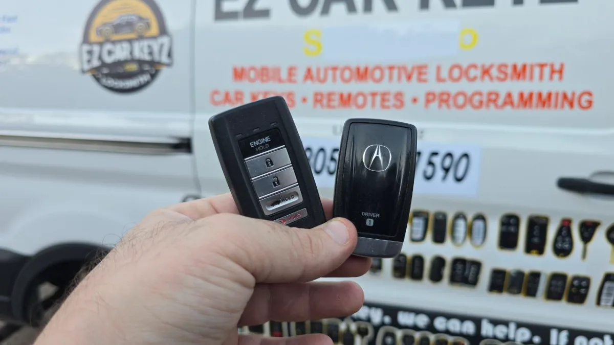 Certified auto locksmith servicing 2013 Acura RDX in Oxnard CA