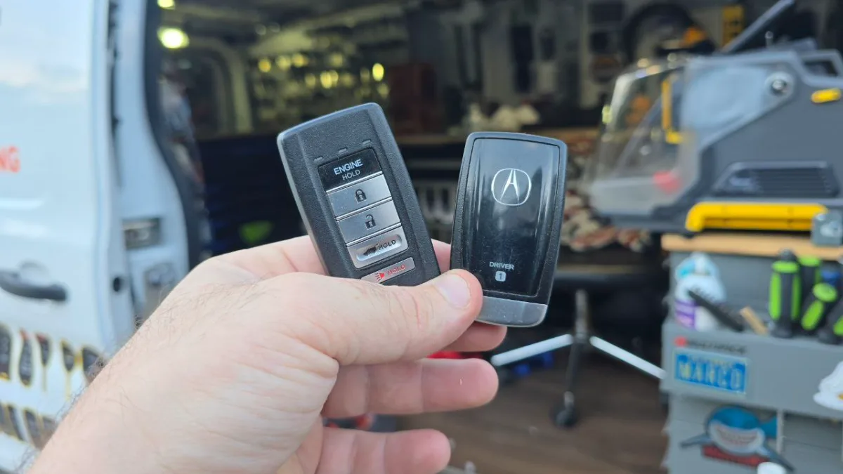 On-site 1997 Acura RL car key programming in Santa Barbara CA